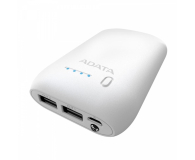 ADATA Power Bank P10050 10050 mAh 2.4A (biały) - 426255 - zdjęcie 4